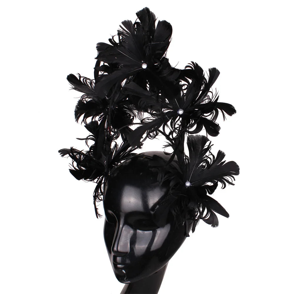 Feather Flower Headdress | Headpiece | Wiccan Center