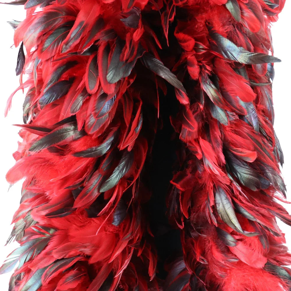 Natural Fluffy Rooster Feather Marabou Boa