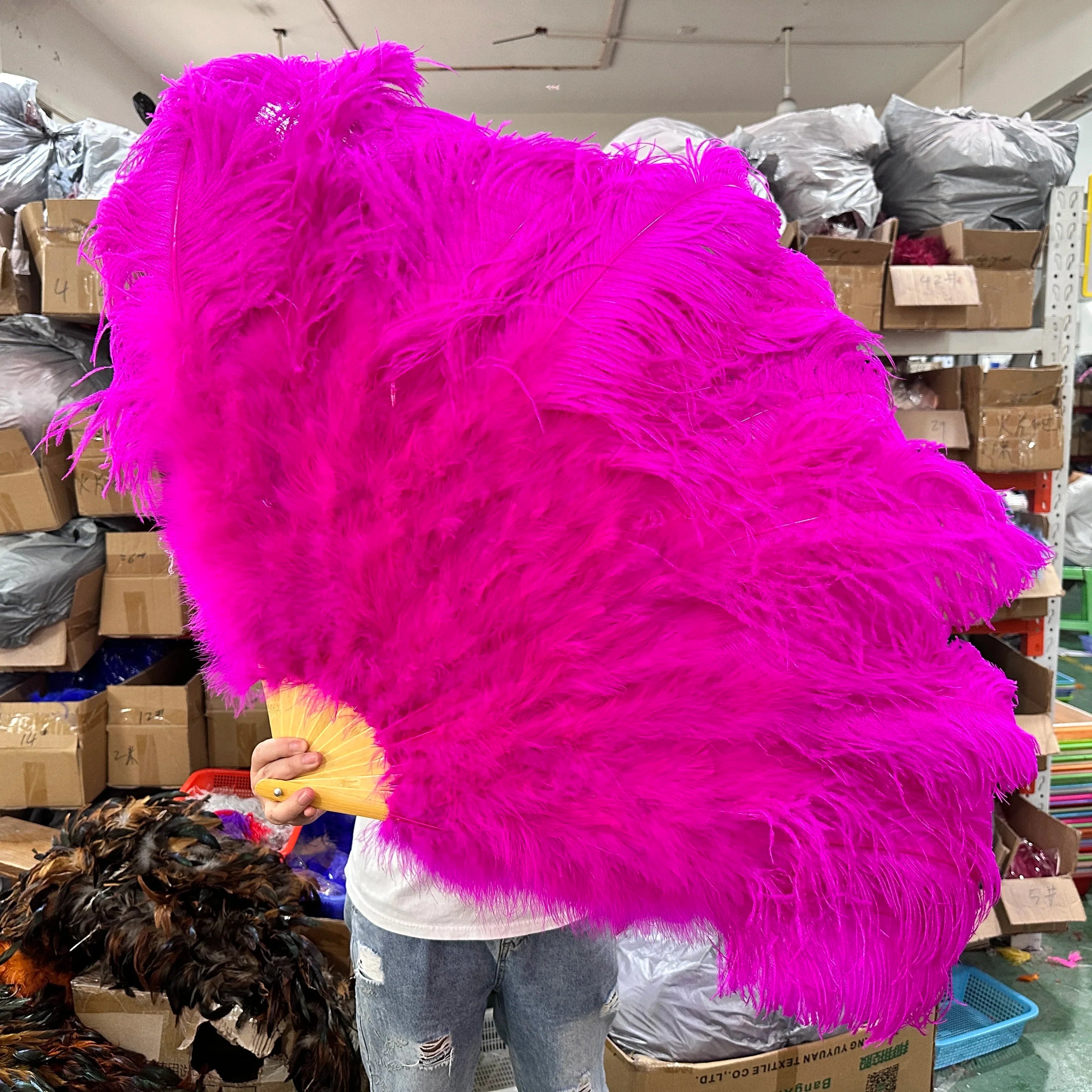 130CM Ostrich Feather Fans | Feather Fans | Wiccan Center