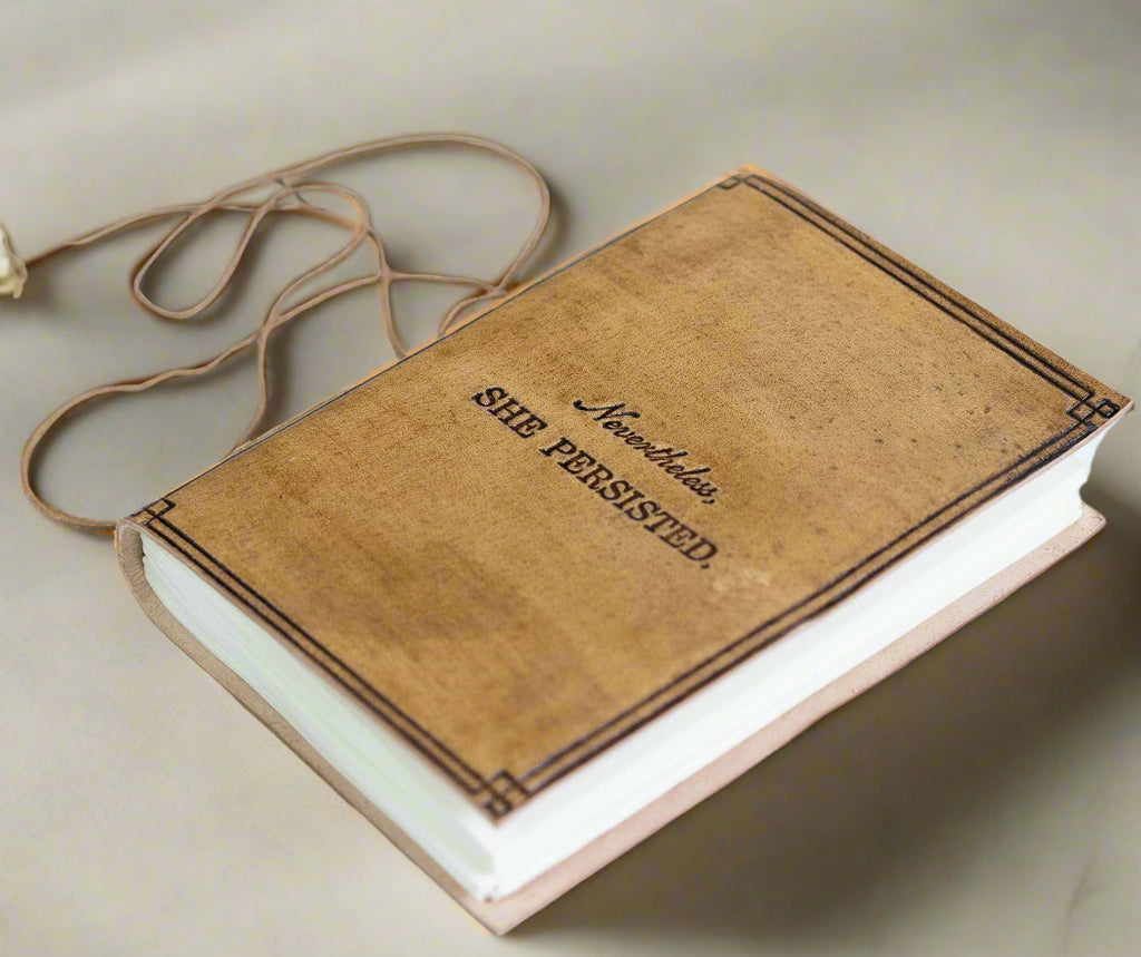 "Nevertheless, She Persisted" Leather Journal | Journal | Wiccan Center