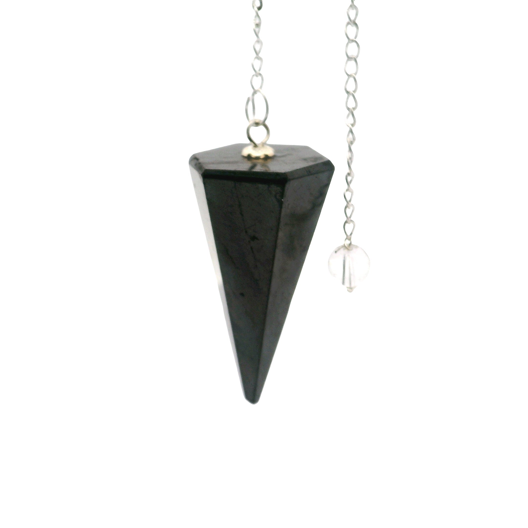 Shungite Pendulum - Faceted Taper | Crystals & Minerals > Specimens | Wiccan Center