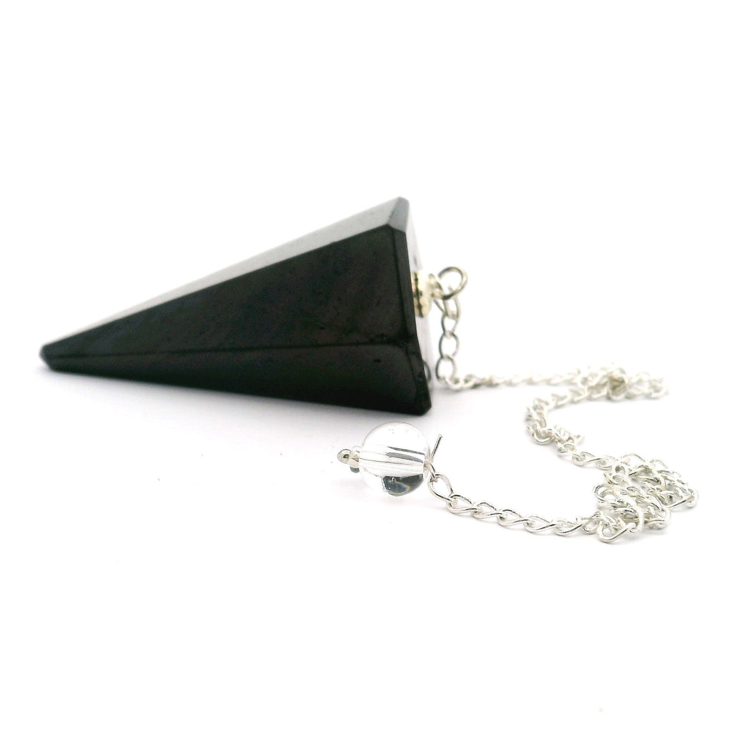 Shungite Pendulum - Faceted Taper | Crystals & Minerals > Specimens | Wiccan Center