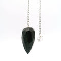 Shungite Faceted Droplet Gemstone Pendulum | Crystals & Minerals > Specimens | Wiccan Center