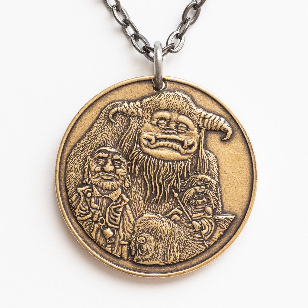 Labyrinth | Should You Need Us Necklace - Bronze Pendant | Necklaces | Wiccan Center