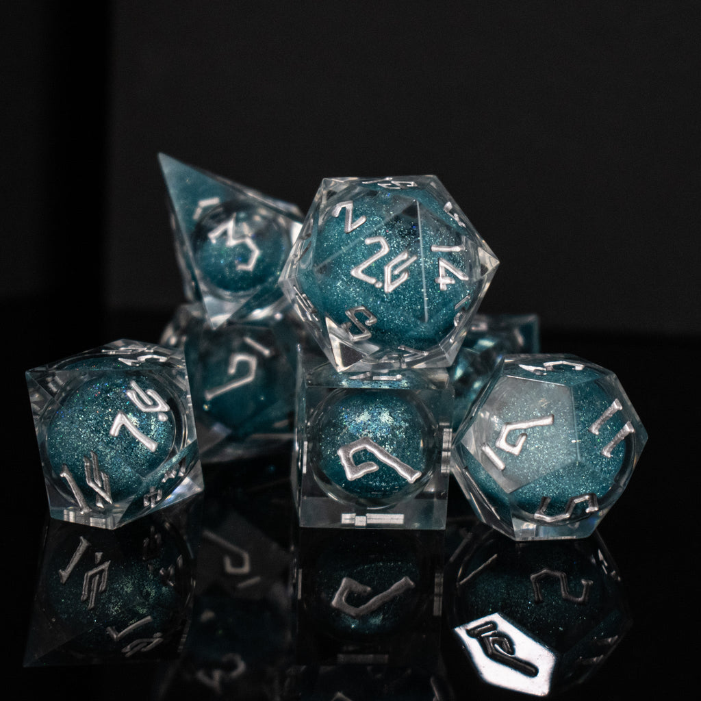 Silent Waters Liquid Core Dice Set | Liquid Core | Wiccan Center