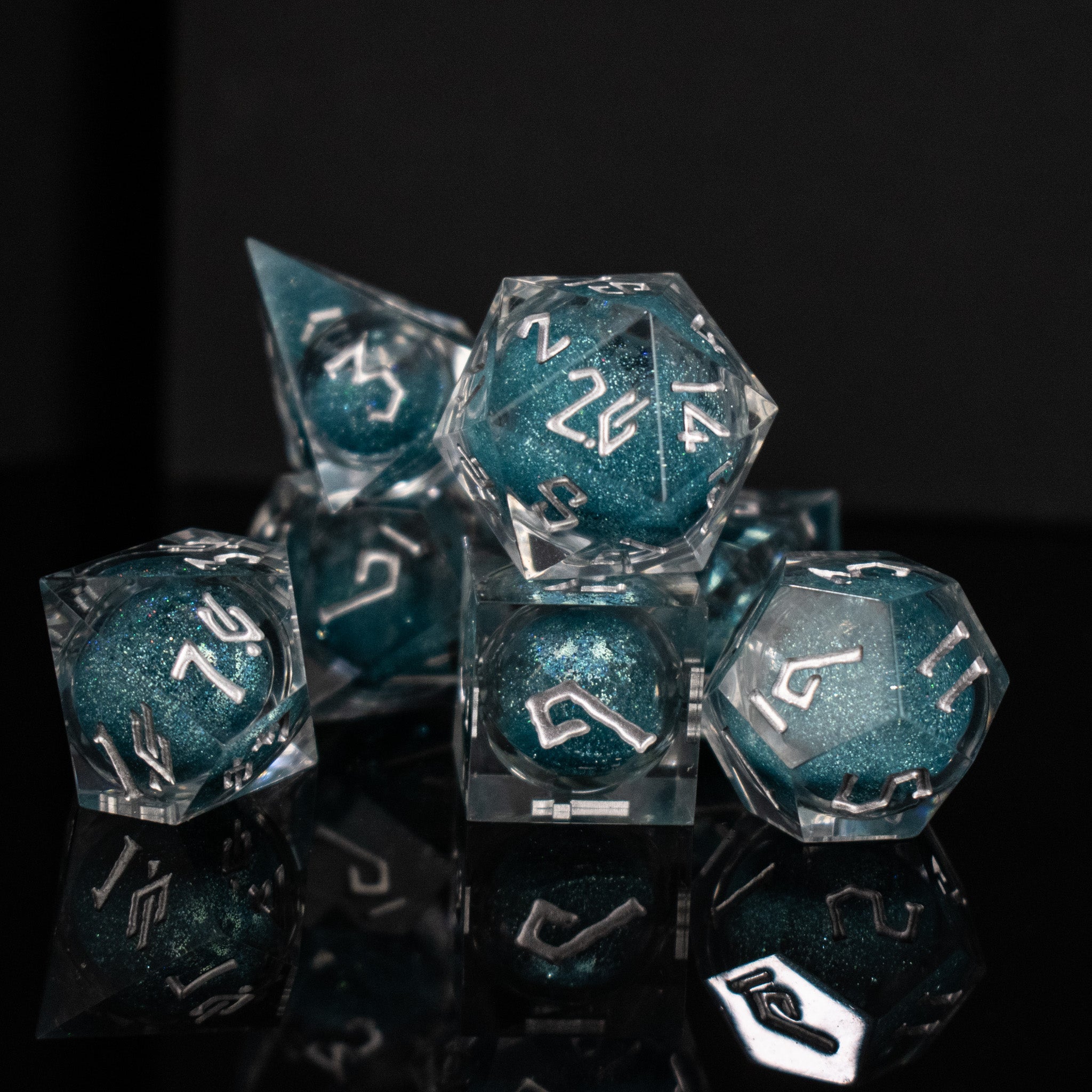 Silent Waters Liquid Core Dice Set | Liquid Core | Wiccan Center