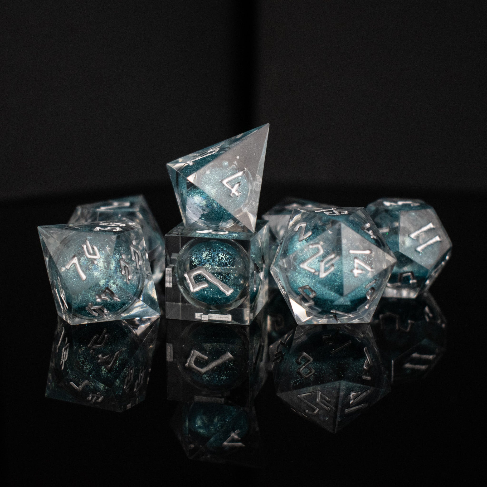 Silent Waters Liquid Core Dice Set | Liquid Core | Wiccan Center
