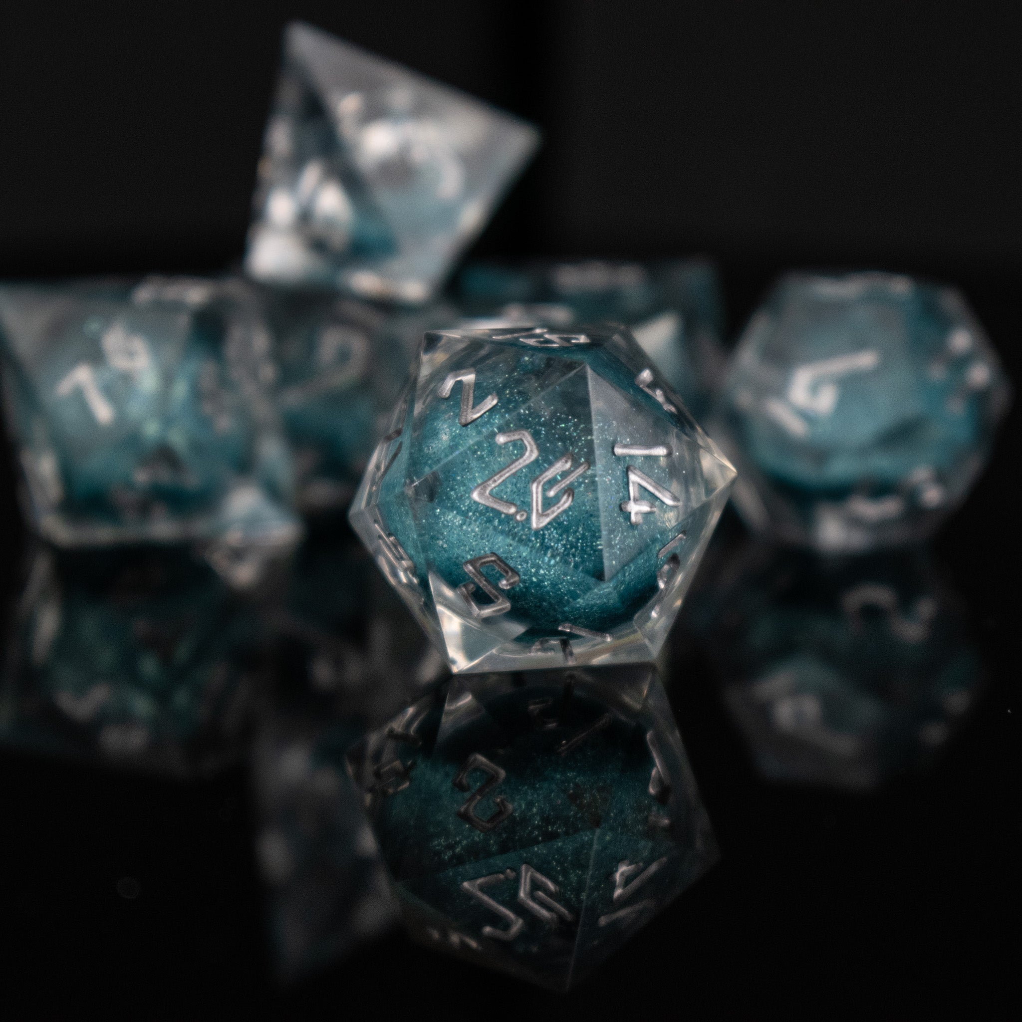 Silent Waters Liquid Core Dice Set | Liquid Core | Wiccan Center