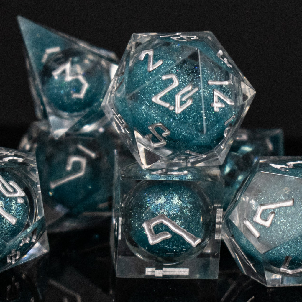 Silent Waters Liquid Core Dice Set | Liquid Core | Wiccan Center