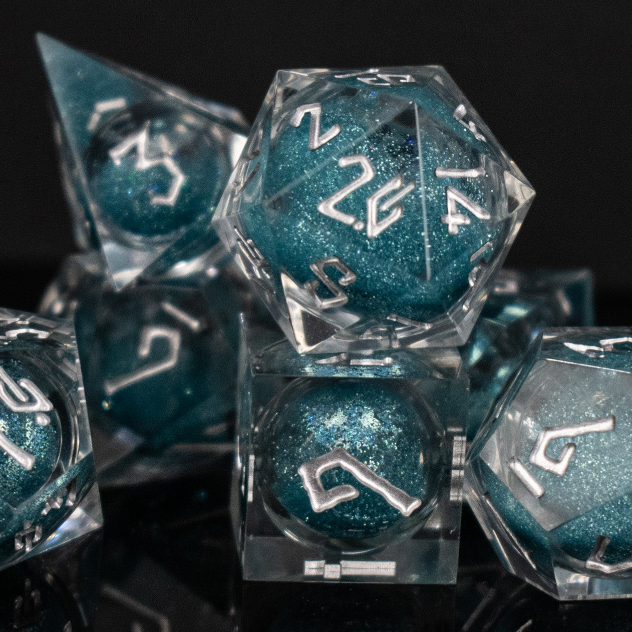 Silent Waters Liquid Core Dice Set | Liquid Core | Wiccan Center