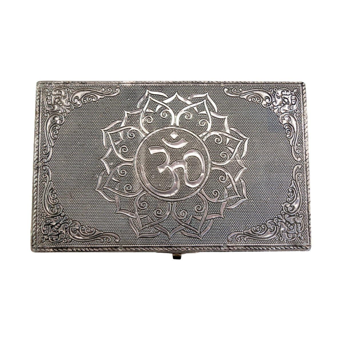 Silver OM Box | Gift Boxes & Tins | Wiccan Center