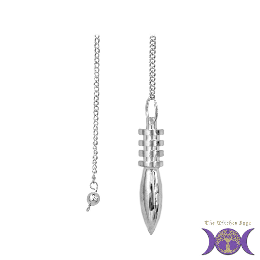 Silver Plated Pendulum | Pendulum | Wiccan Center