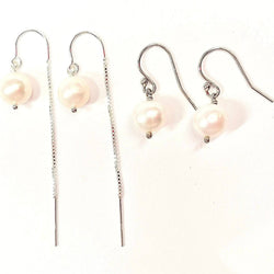 Single Pearl Earrings | earrings | Wiccan Center
