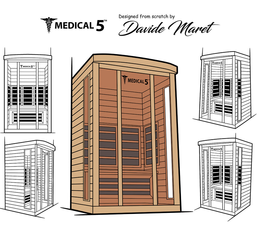 3 Person Home Infrared Sauna | Medical 5™ | Saunas | Wiccan Center