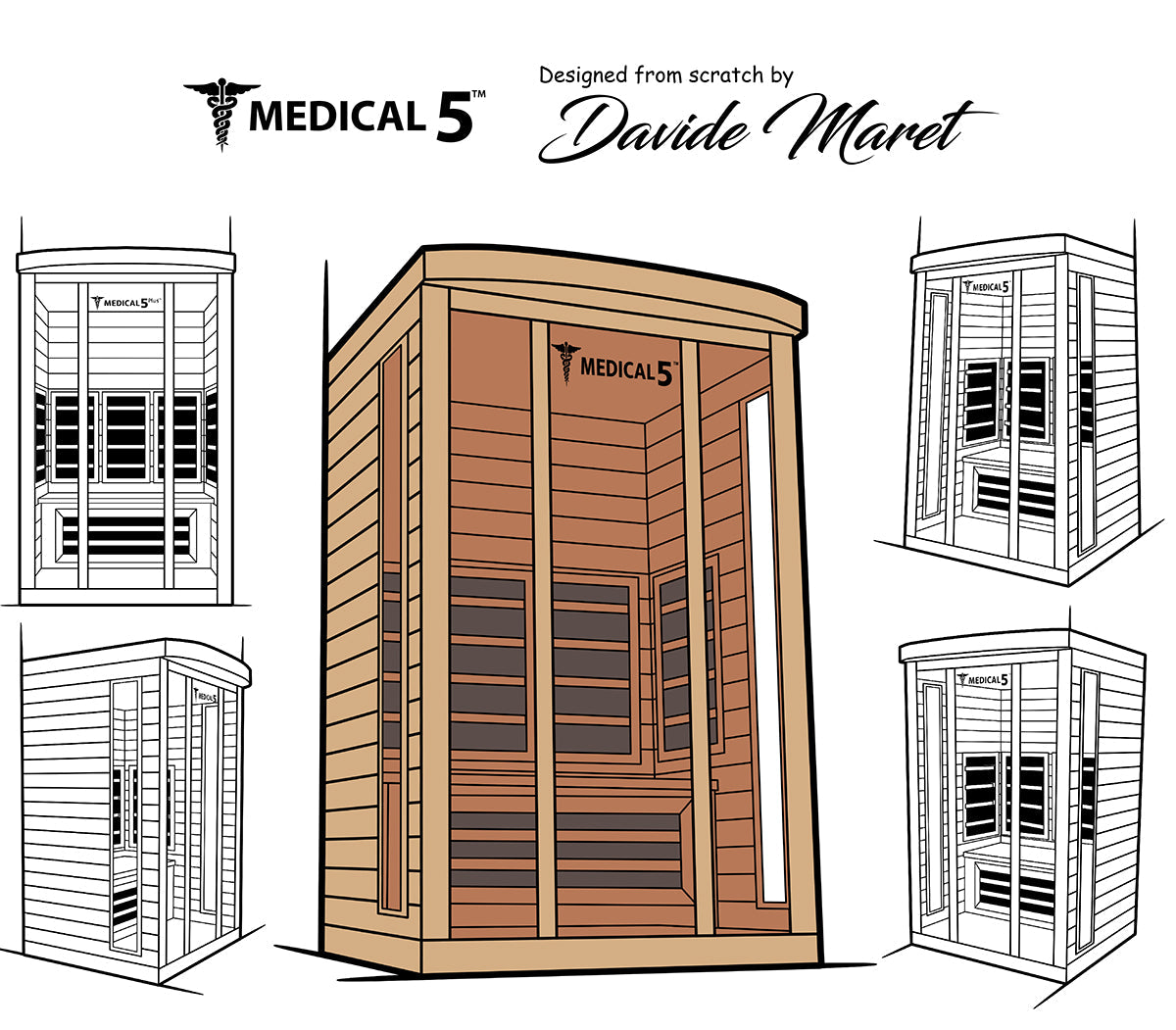 3 Person Home Infrared Sauna | Medical 5™ | Saunas | Wiccan Center