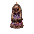 Skull and Crystal Cave Backflow Burner | Incense Burner | Wiccan Center