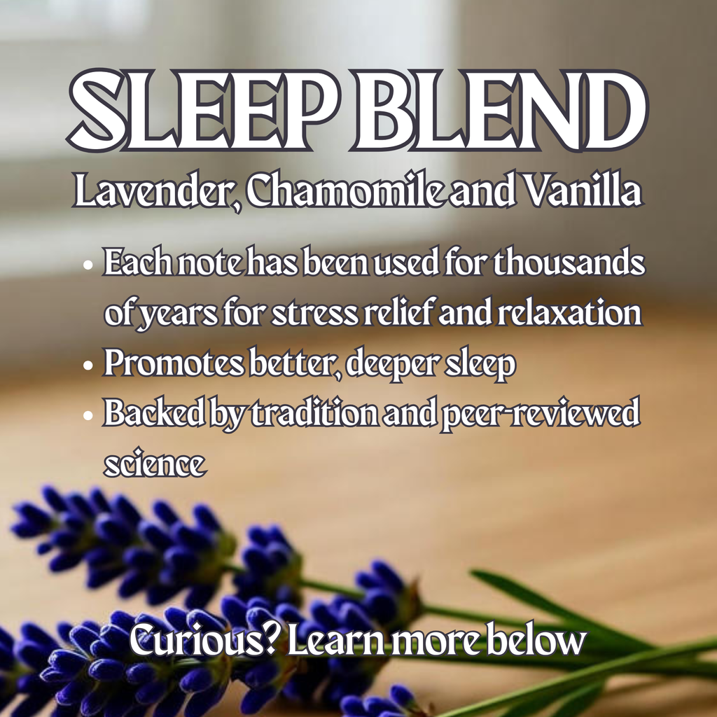 Sleep Blend Soy Wax Candle - Lavender, Chamomile, and Vanilla | Aromatherapy Candle | Wiccan Center