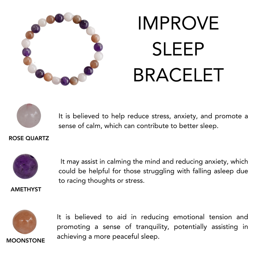 Improve SLEEP Bracelet Crystal Bracelet (Emotional Stress, Meditation ) | | Wiccan Center