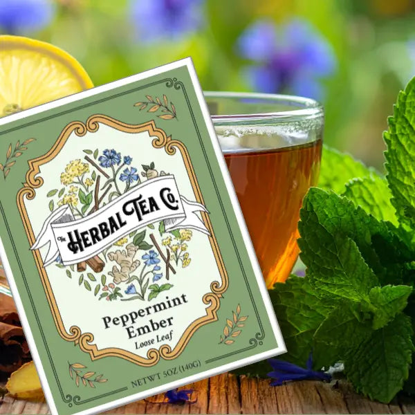 Peppermint Ember Herbal Tea | Tea | Wiccan Center