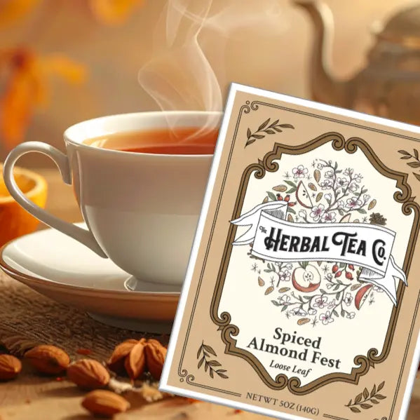 Spiced Almond Fest Herbal Tea | Tea | Wiccan Center