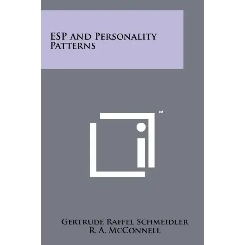 ESP And Personality Patterns - Paperback | Books | Wiccan Center