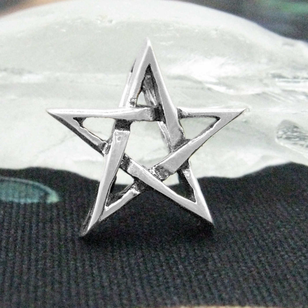 Tiny Pentagram Pendant Handmade - 925 Sterling Silver | Handmade | Wiccan Center