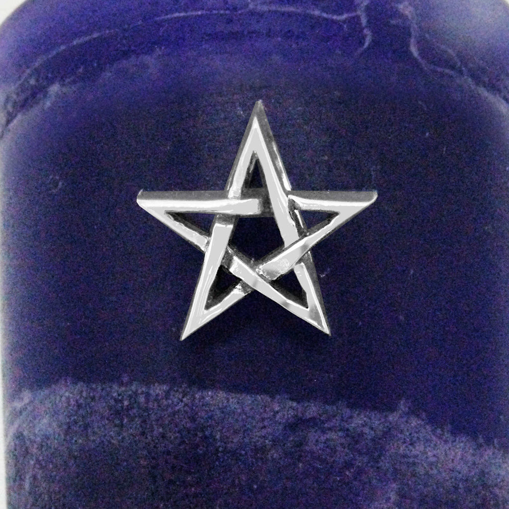 Tiny Pentagram Pendant Handmade - 925 Sterling Silver | Handmade | Wiccan Center