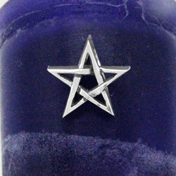 Tiny Pentagram Pendant Handmade - 925 Sterling Silver | Handmade | Wiccan Center