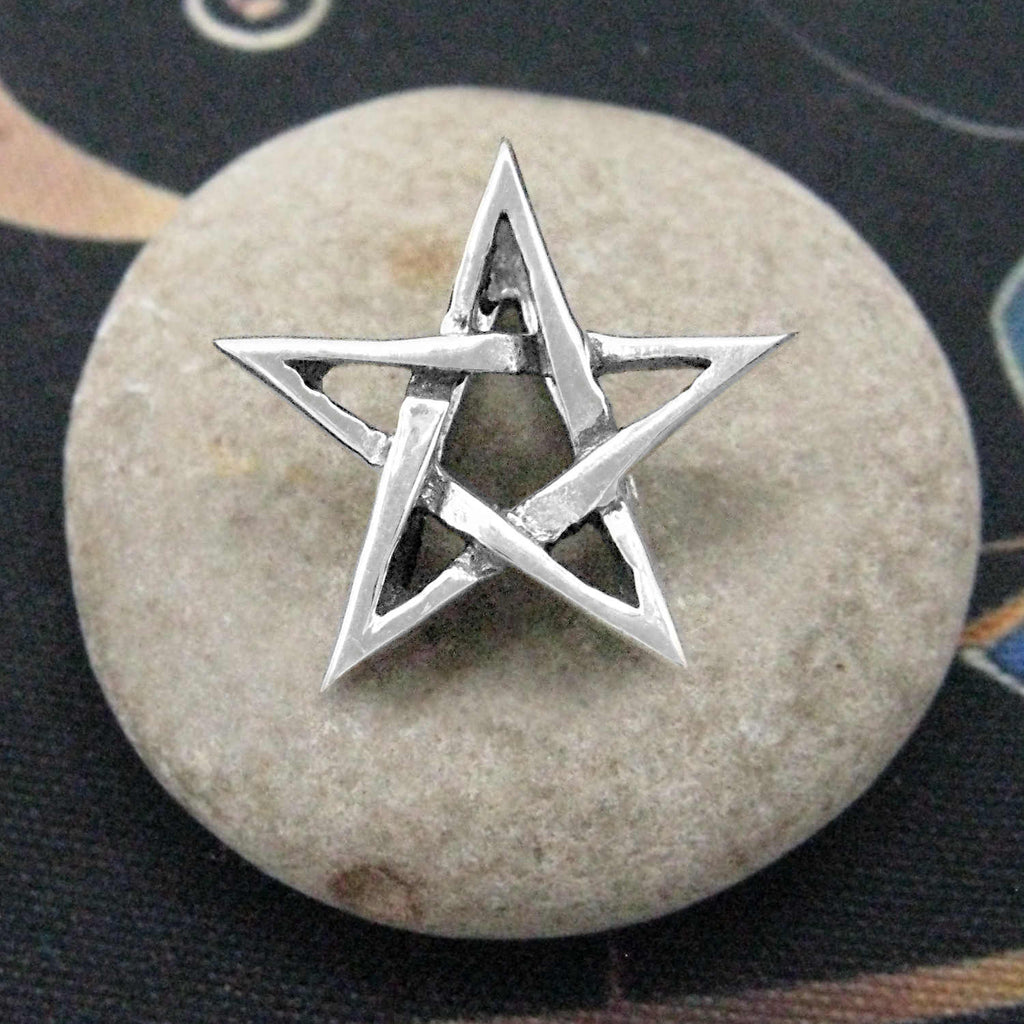 Tiny Pentagram Pendant Handmade - 925 Sterling Silver | Handmade | Wiccan Center