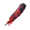 Smokey Red Feather 10-12" | Feathers | Wiccan Center