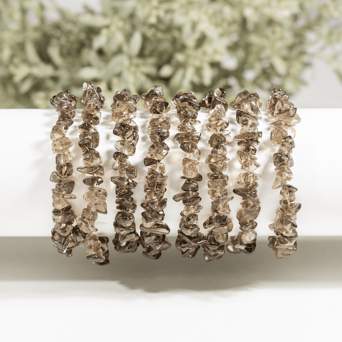 Smokey Quartz Chip Bracelet (Sense of Purpose and Purification)