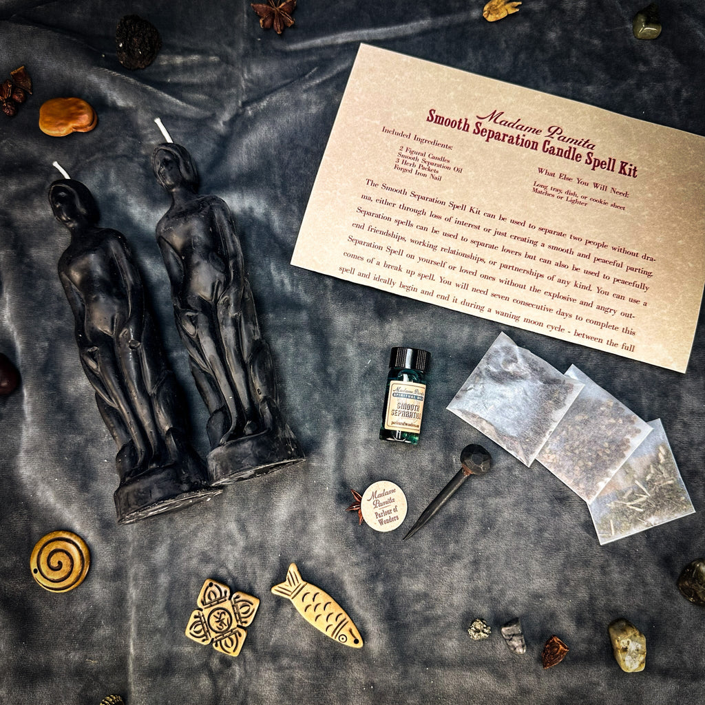 Smooth Separation Candle Spell Kit - Human/Human | Peaceful Parting | Candle Spell Kit | Wiccan Center
