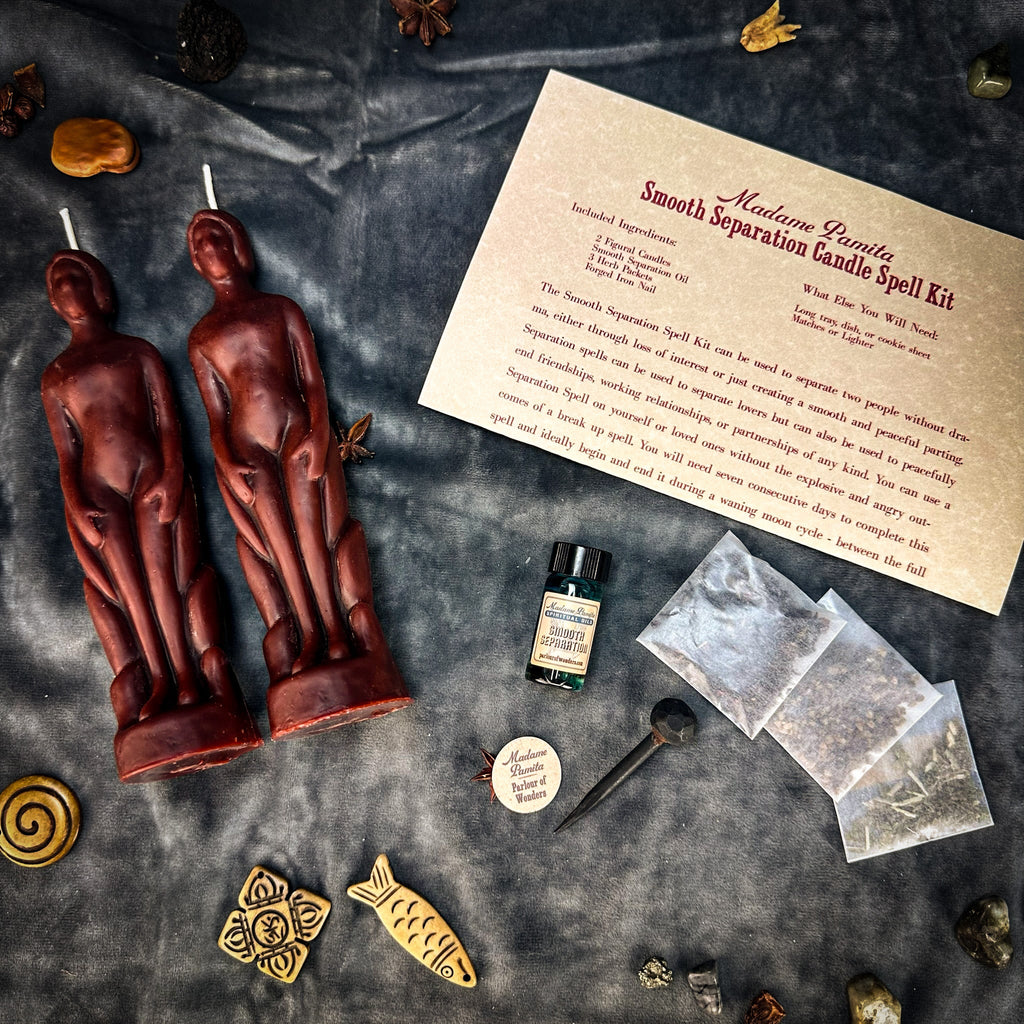 Smooth Separation Candle Spell Kit - Human/Human | Peaceful Parting | Candle Spell Kit | Wiccan Center