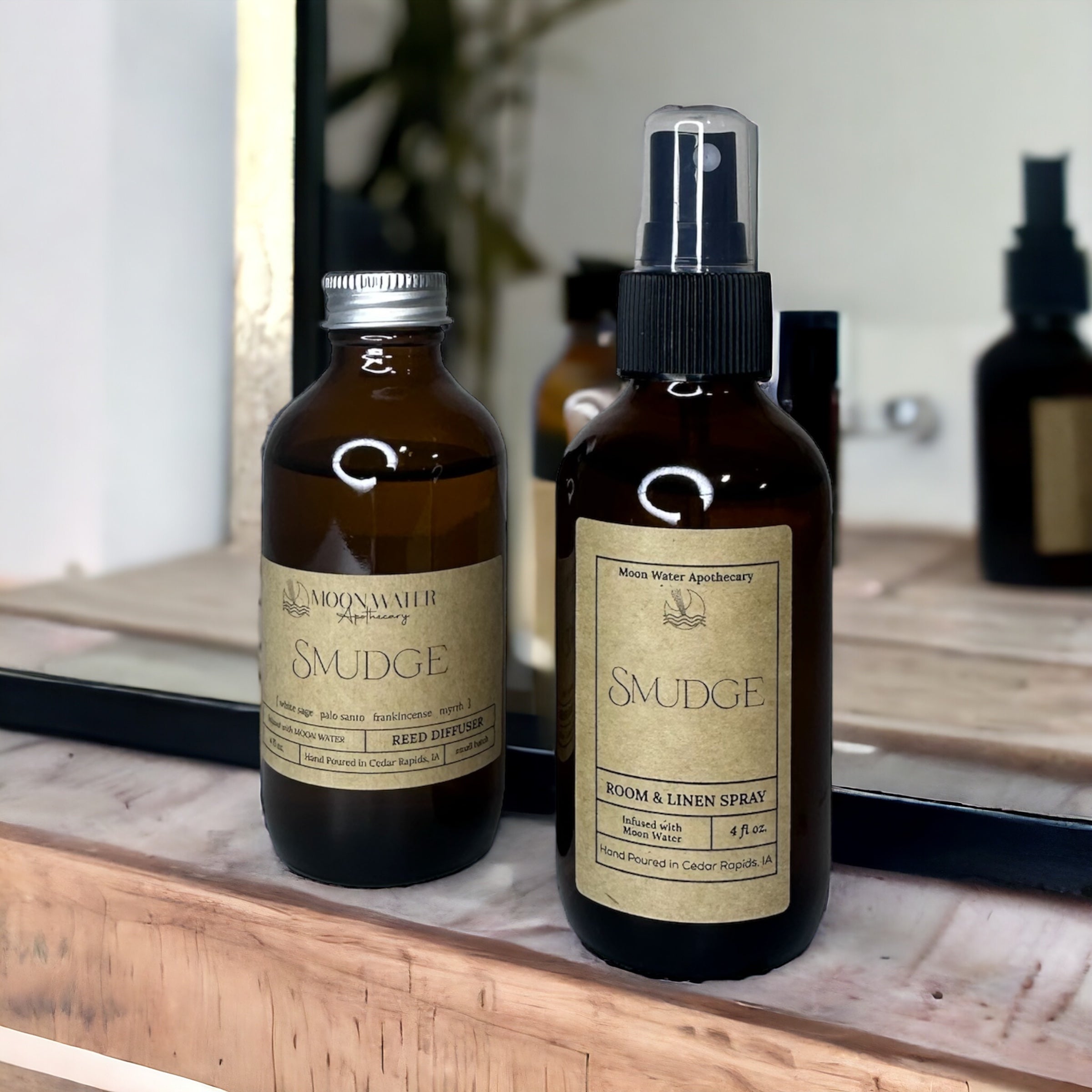Smudge - ROOM & LINEN SPRAY -- by Moon Water Apothecary!