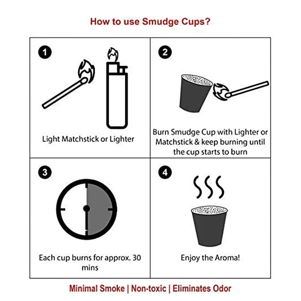 Triloka Frankincense Resin Cups (6 Cups) | Incense | Wiccan Center
