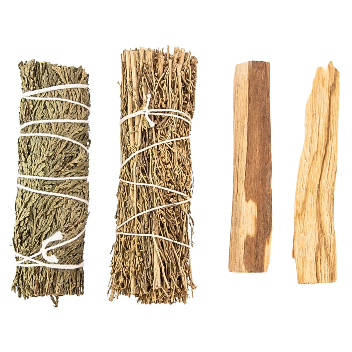 Holistic Harmony Smudging Trio: Desert Sage, Palo Santo & Cedar | Religious Items | Wiccan Center