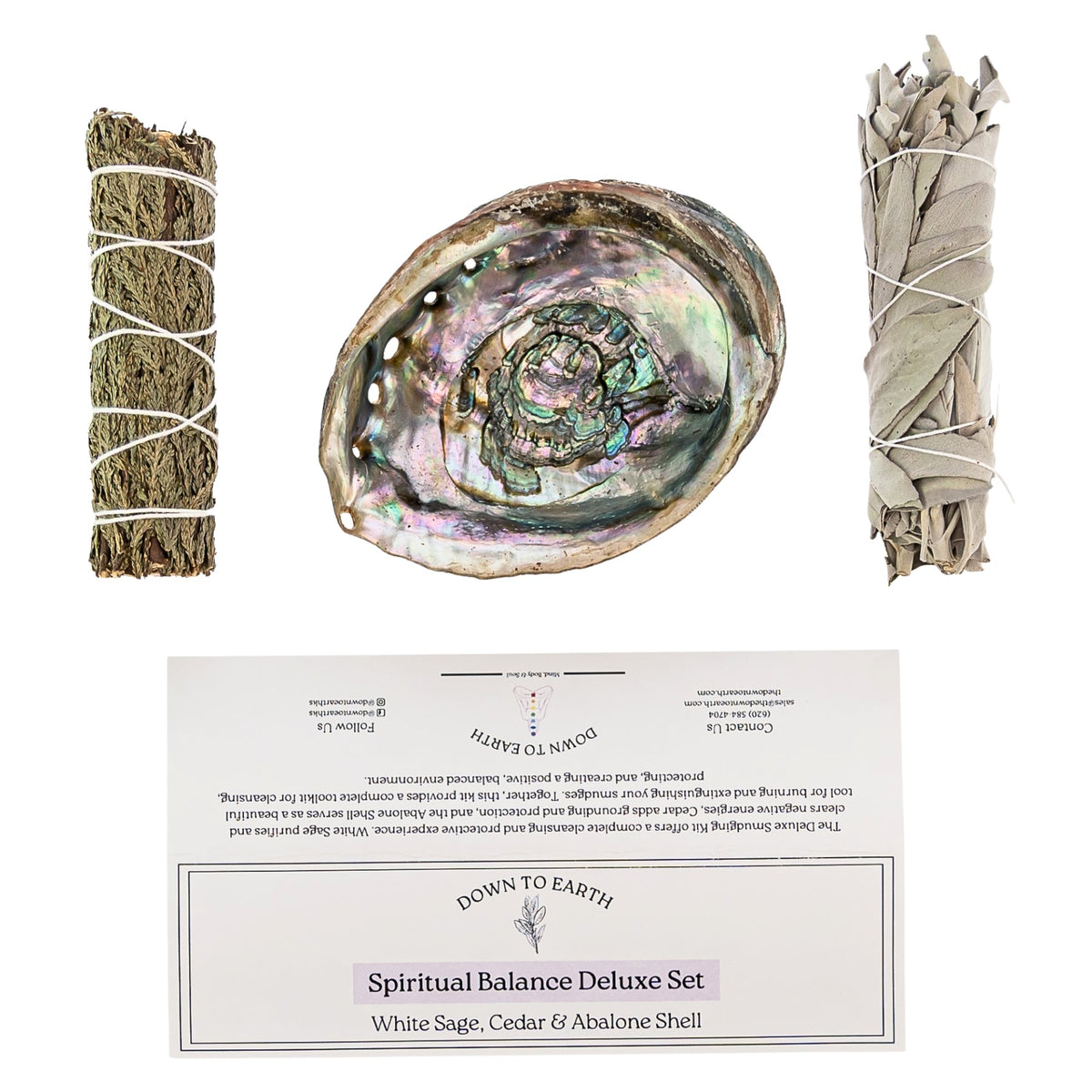 Spiritual Balance Deluxe Smuudge Set | | Wiccan Center