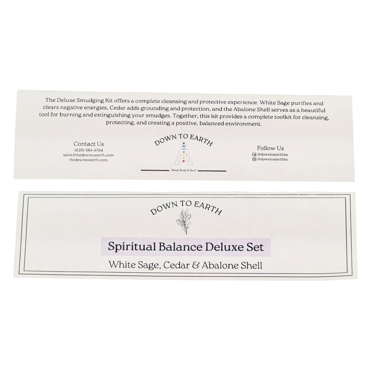 Spiritual Balance Deluxe Smuudge Set | | Wiccan Center