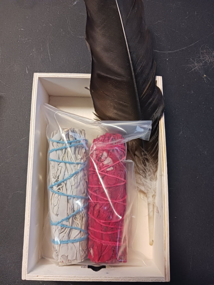Dragon Blood&Sage Smudging Kit | | Wiccan Center