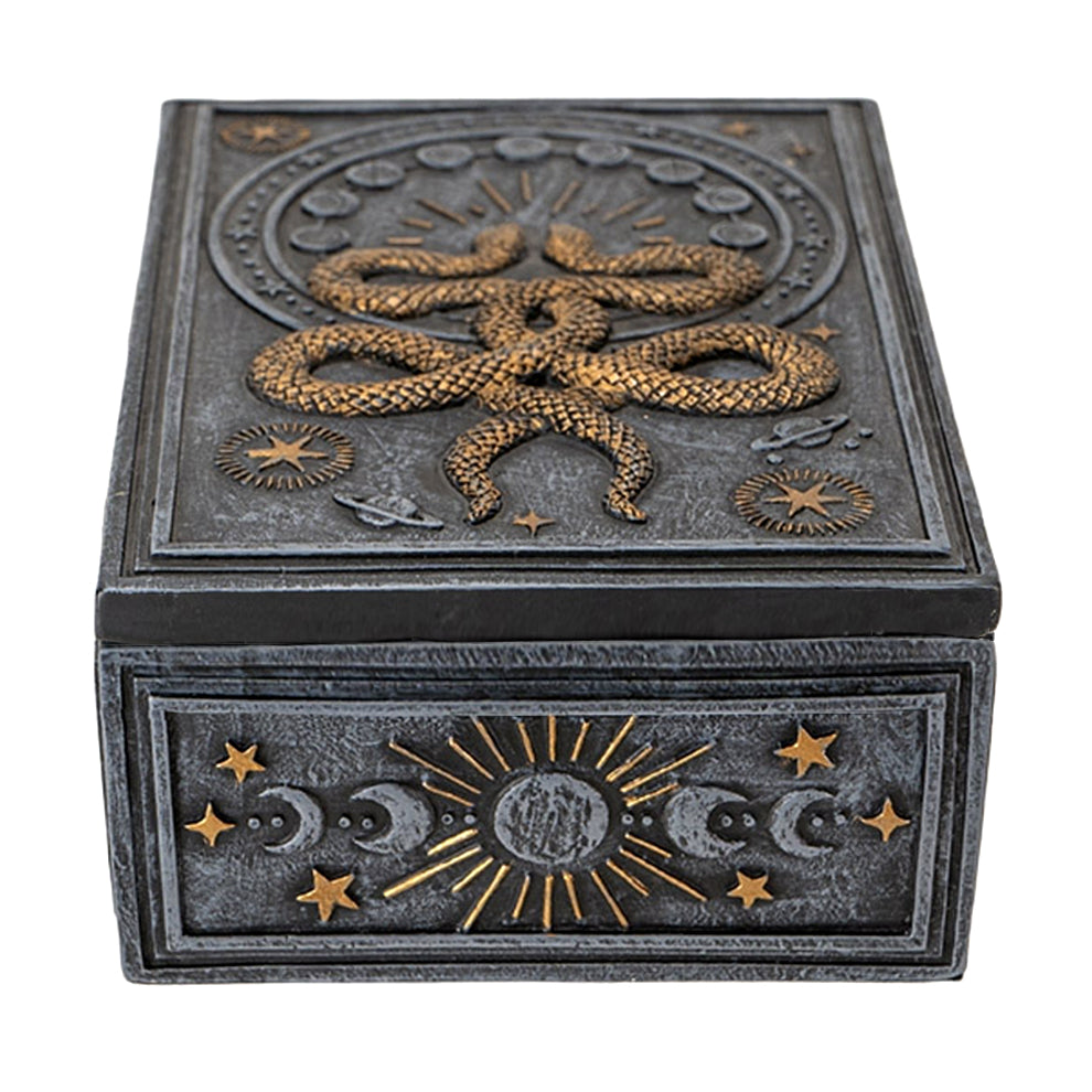 Snake Tarot Box | Wood Box | Wiccan Center