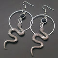 Snake Hoop Earrings | earrings | Wiccan Center