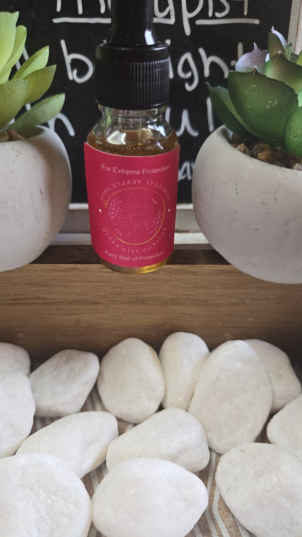 Fiery Wall of Protection Oil - Ultimate Spiritual Defense Shield | Spiritual Oil | Wiccan Center