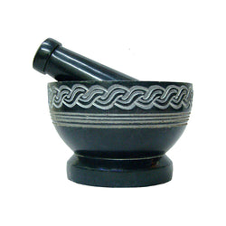 Mortar & Pestle - Celtic - Black | Mortar & Pestle | Wiccan Center