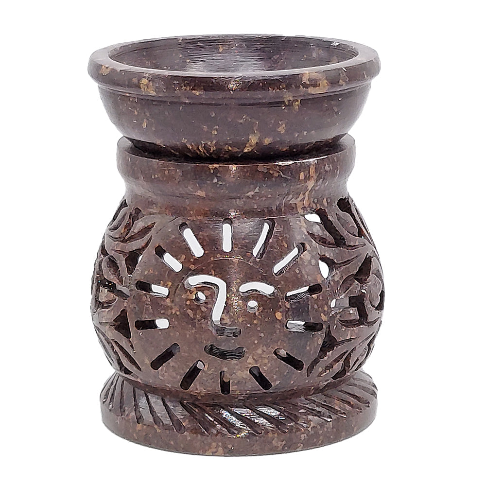 Sun Soapstone Aroma Lamp | Oil Burner | Wiccan Center