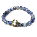 Sodalite King Crown Stretchable Bracelet | Bracelet | Wiccan Center