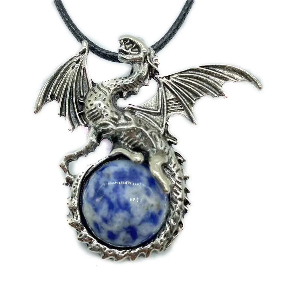 Crystal Circle Dragon Necklaces | necklace | Wiccan Center