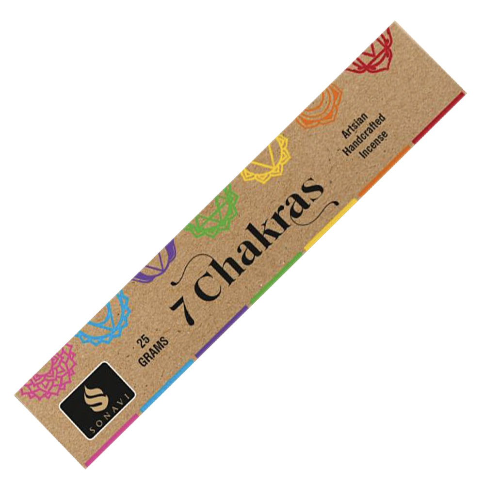 Sonavi Nature's Collection - 7 Chakras Incense Sticks | Incense | Wiccan Center