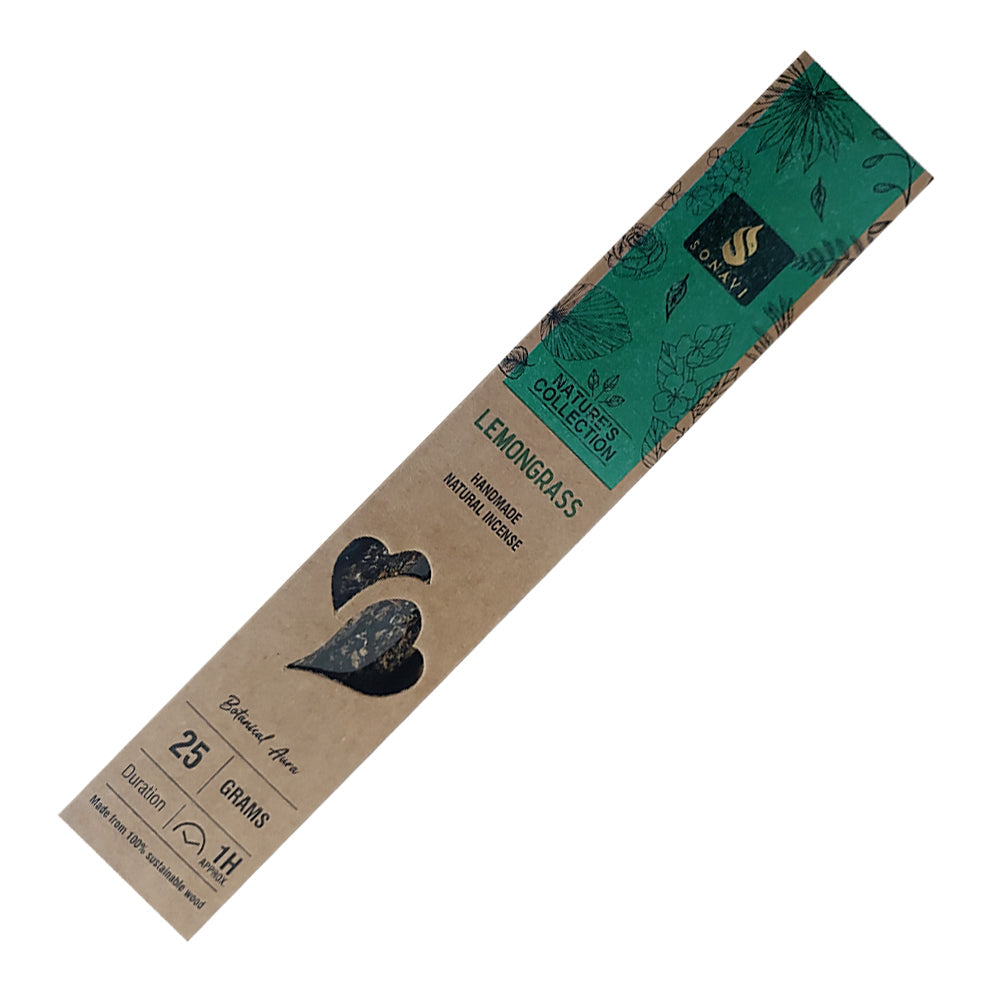 Sonavi Nature's Collection - Lemongrass Incense Sticks | Incense | Wiccan Center