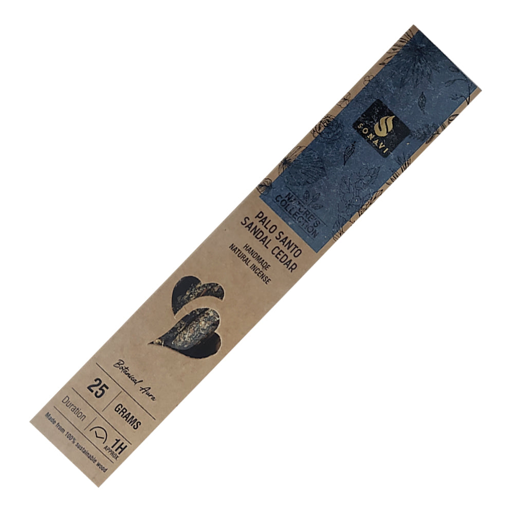 Sonavi Nature's Collection - Palo Santo, Sandal & Cedar Incense Sticks | Incense | Wiccan Center