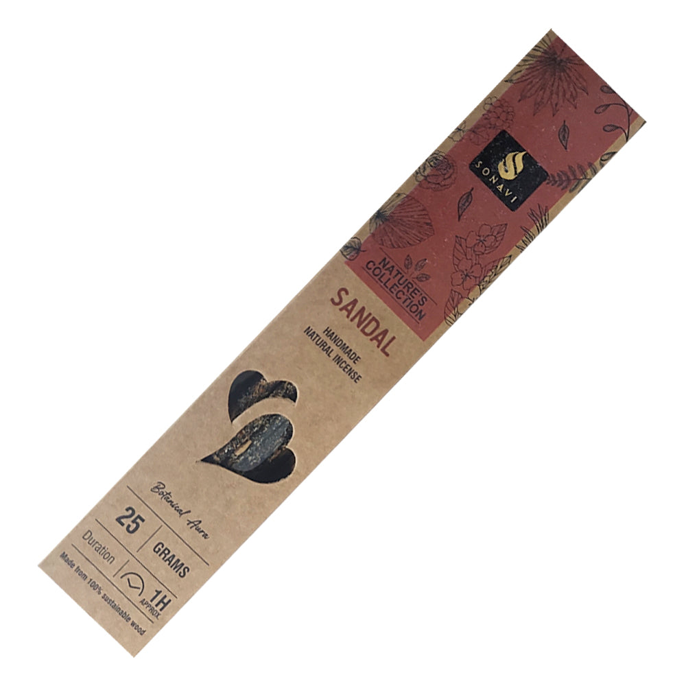 Sonavi Nature's Collection - Sandal Incense Sticks | Incense | Wiccan Center